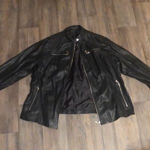 Women’s 2x faux leather jacket